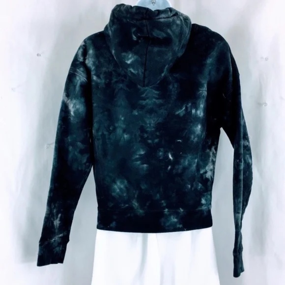 Champion Womens Hoodie Reverse Weave Scrunch Tie Dye Script Logo Size S - Picture 7 of 8